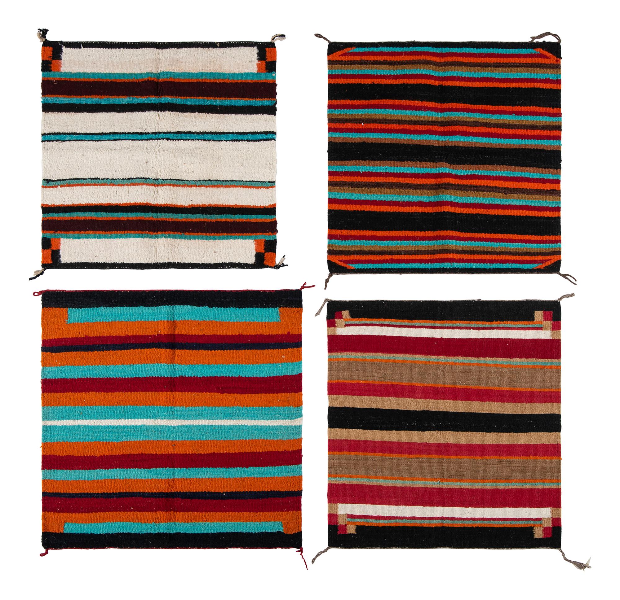 A Group of Single Saddle Blankets