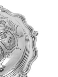 A Tiffany and Co. Silver Butter Dish and Cover