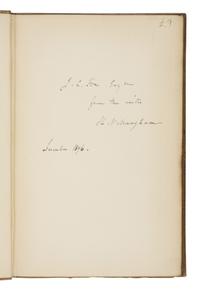 Maugham, Henry Neville (1868-1904). The Husband of Poverty. A Drama of the Life of Francis of Assisi . London: Elliot Stock, 1896.