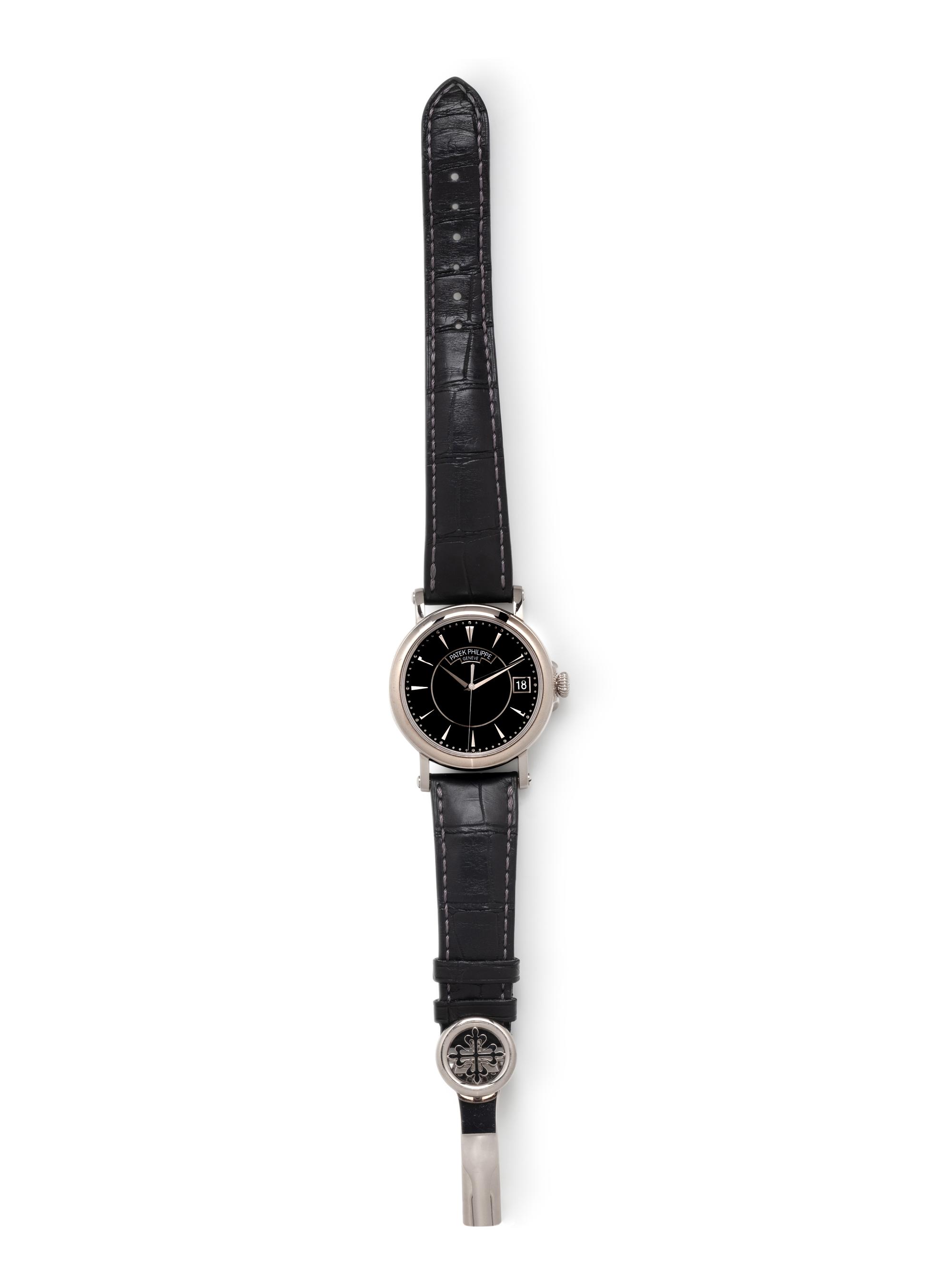 PATEK PHILIPPE, REF. 5153G 18K WHITE GOLD 'CALATRAVA' WATCH
