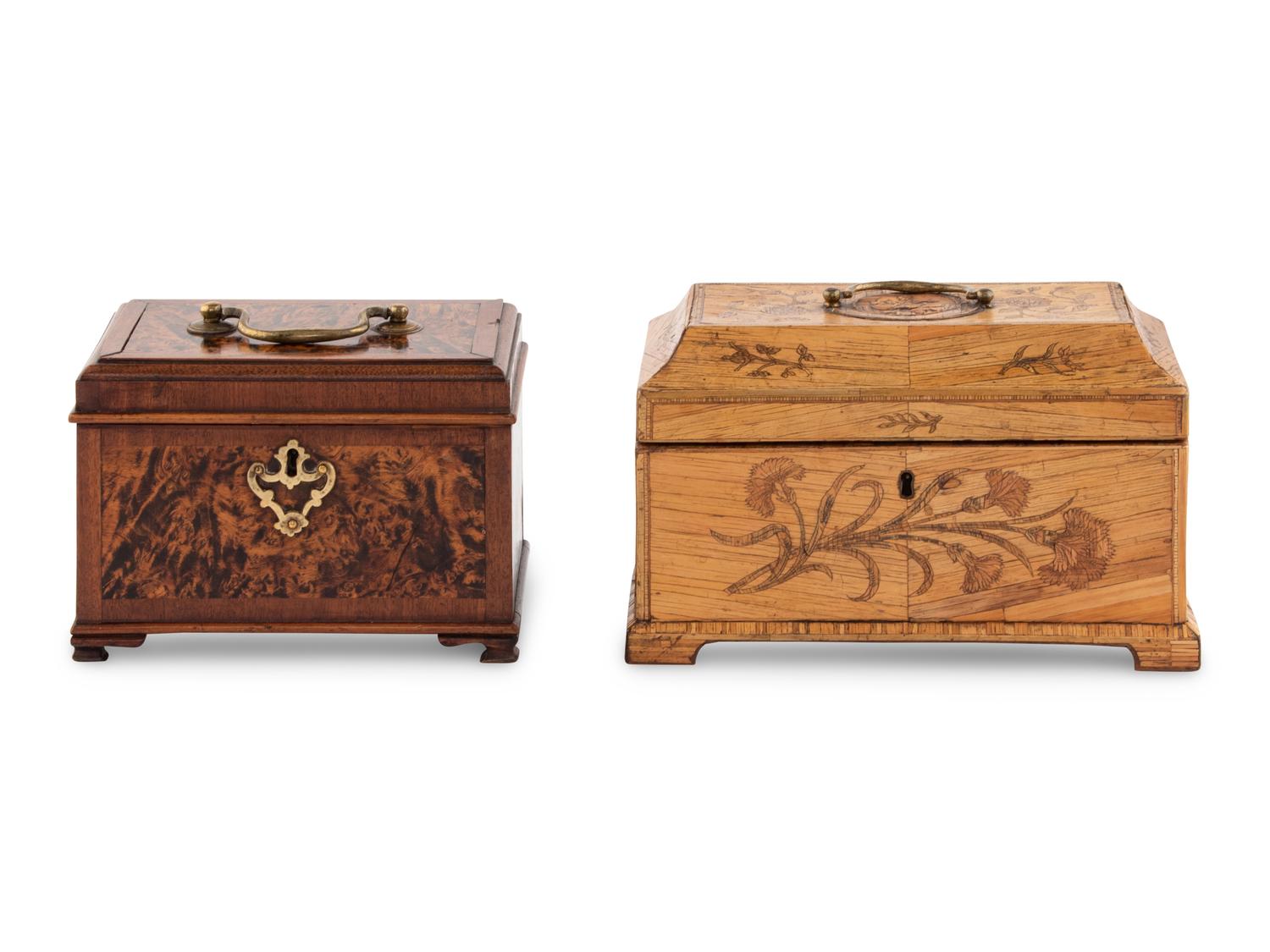 Two English Tea Caddies