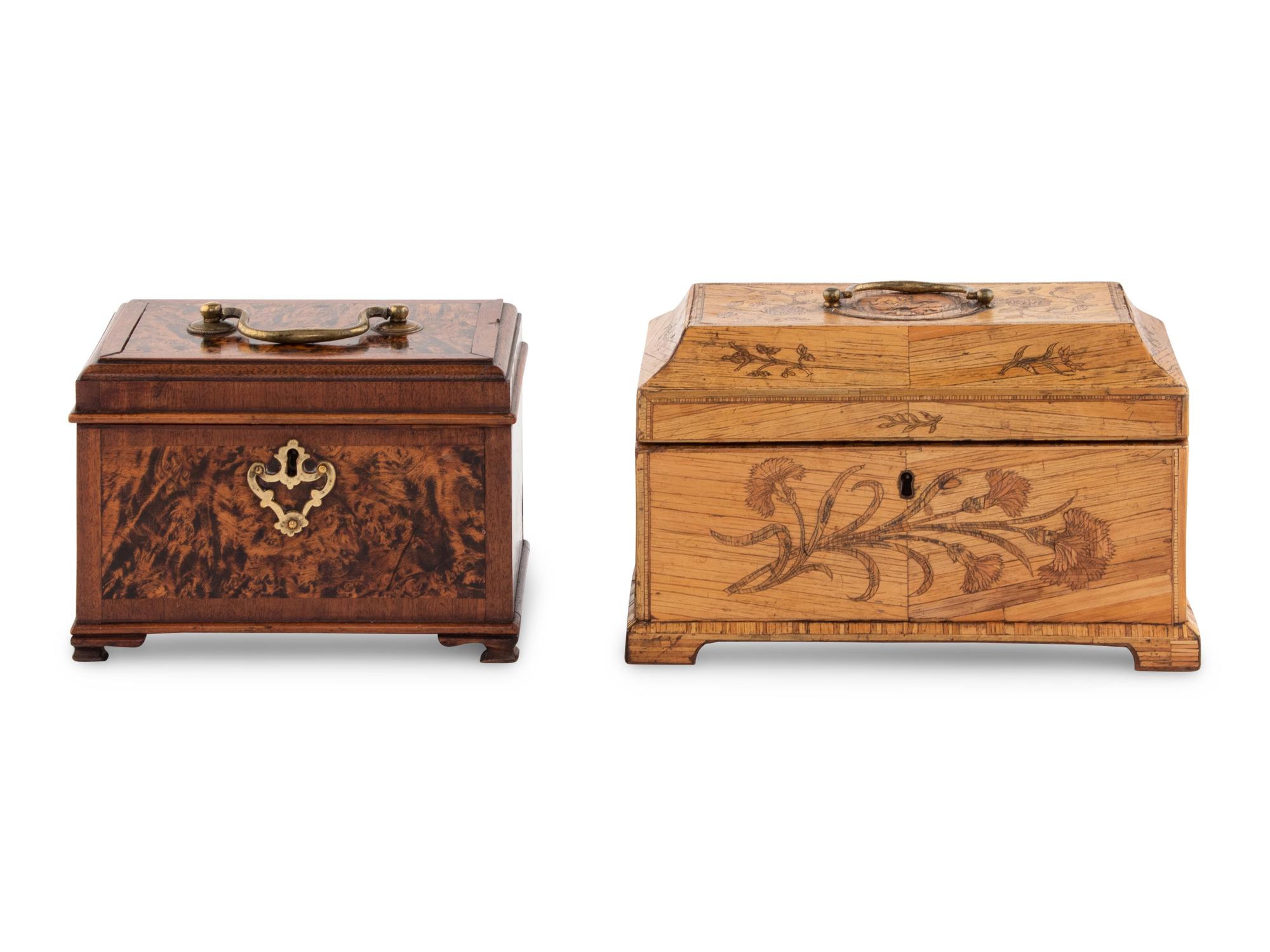 Two English Tea Caddies