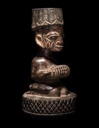 Three Yoruba Wood Figures