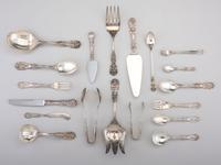 A Reed & Barton Silver Flatware Service