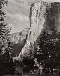 A pair of Special Edition photographs printed by Alan Ross ( Moon and Half Dome, Yosemite National Park, California , 1960; El Capitan, Yosemite , 1952)