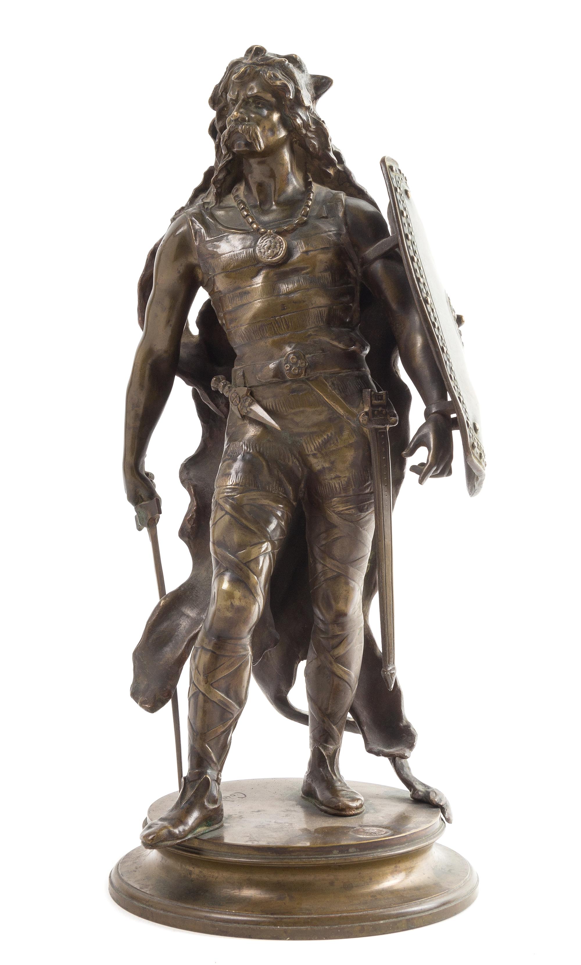A French Bronze Figure Height 15 1/2 inches. — AFTER GEORGES CHARLES COUDRAY (1863-1932)