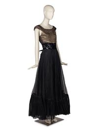Sophie Gimbel for Salon Moderne Black Dress, 1946