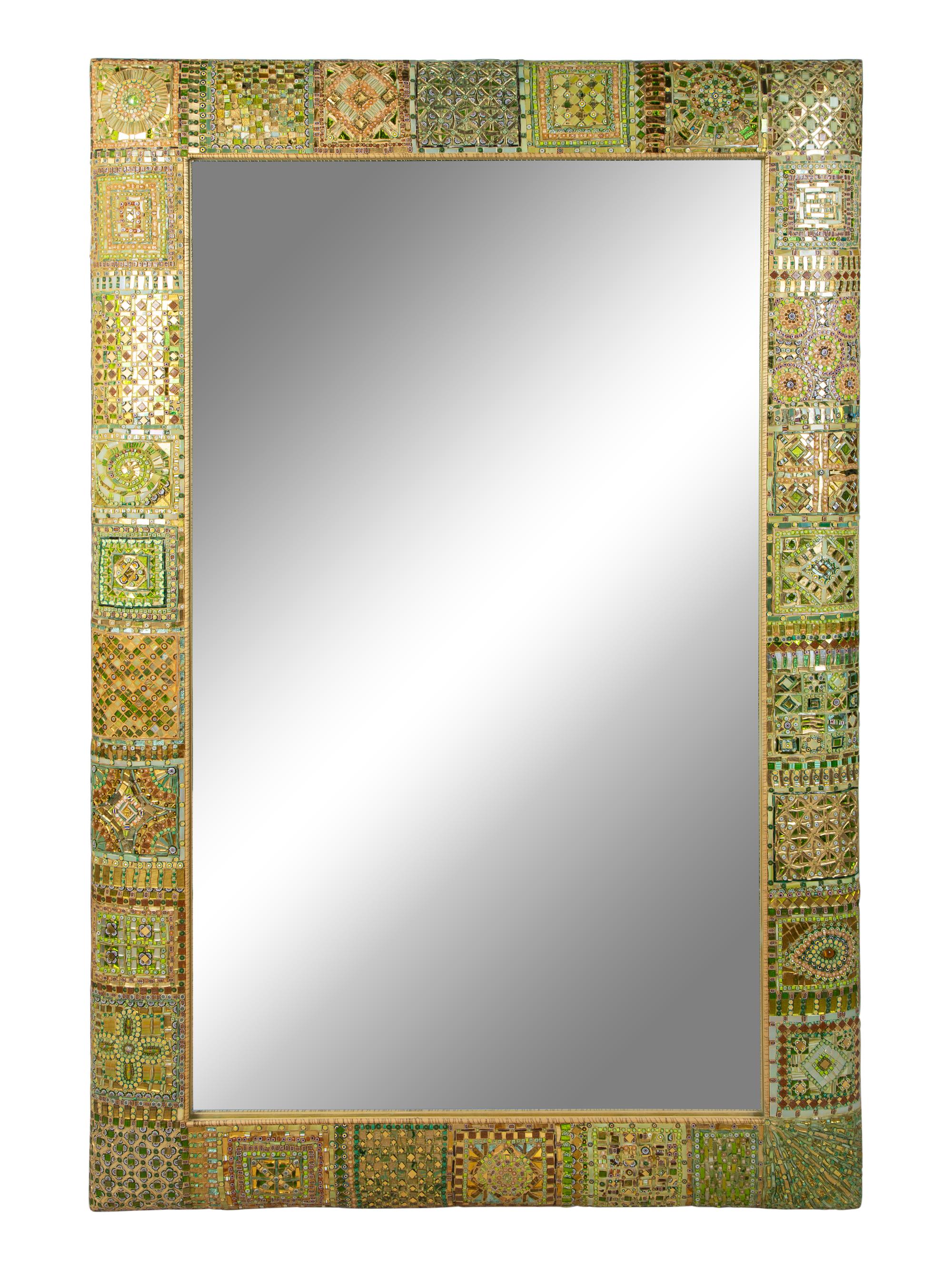 A Murano Glass Mosaic Mirror by Dusciana Bravura — CIRCA 1990
