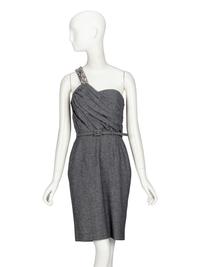Christian Dior by John Galliano , Embellished Wool Tweed Dress