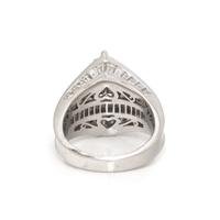 DIAMOND AND PLATINUM RING