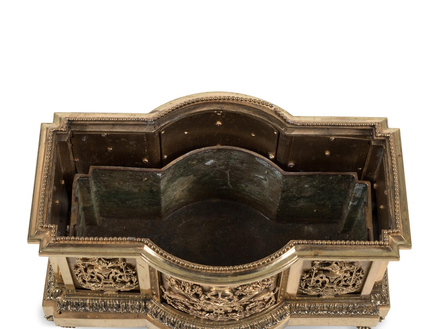 A French Gilt Bronze Jardinière in the Louis XIV Style
