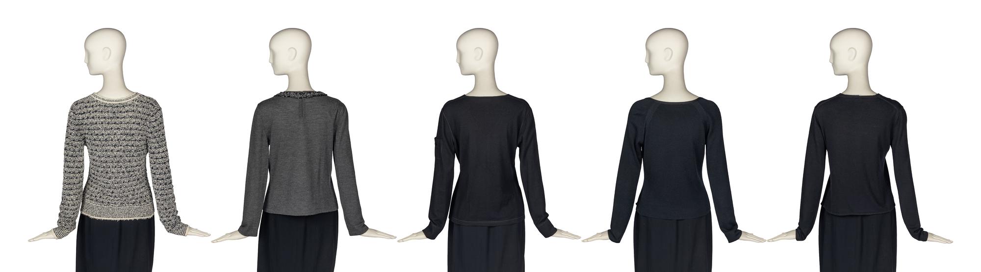 Five Chanel Sweaters