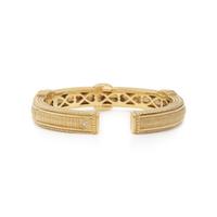 JUDITH RIPKA, YELLOW GOLD AND DIAMOND CUFF