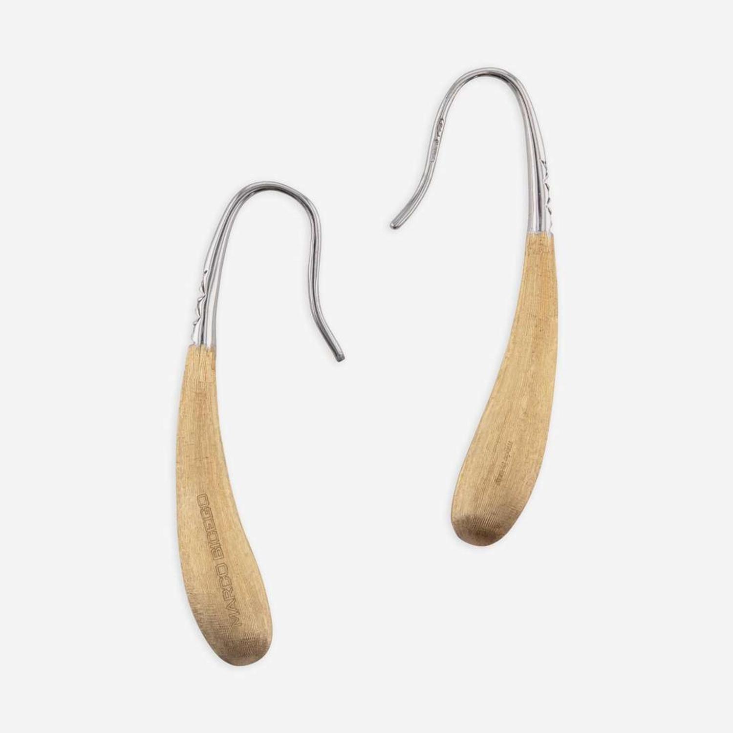 Collection of Four Pairs of 18K Yellow Gold Marco Bicego Earrings