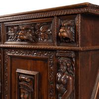 An Italian Walnut Console Cabinet
