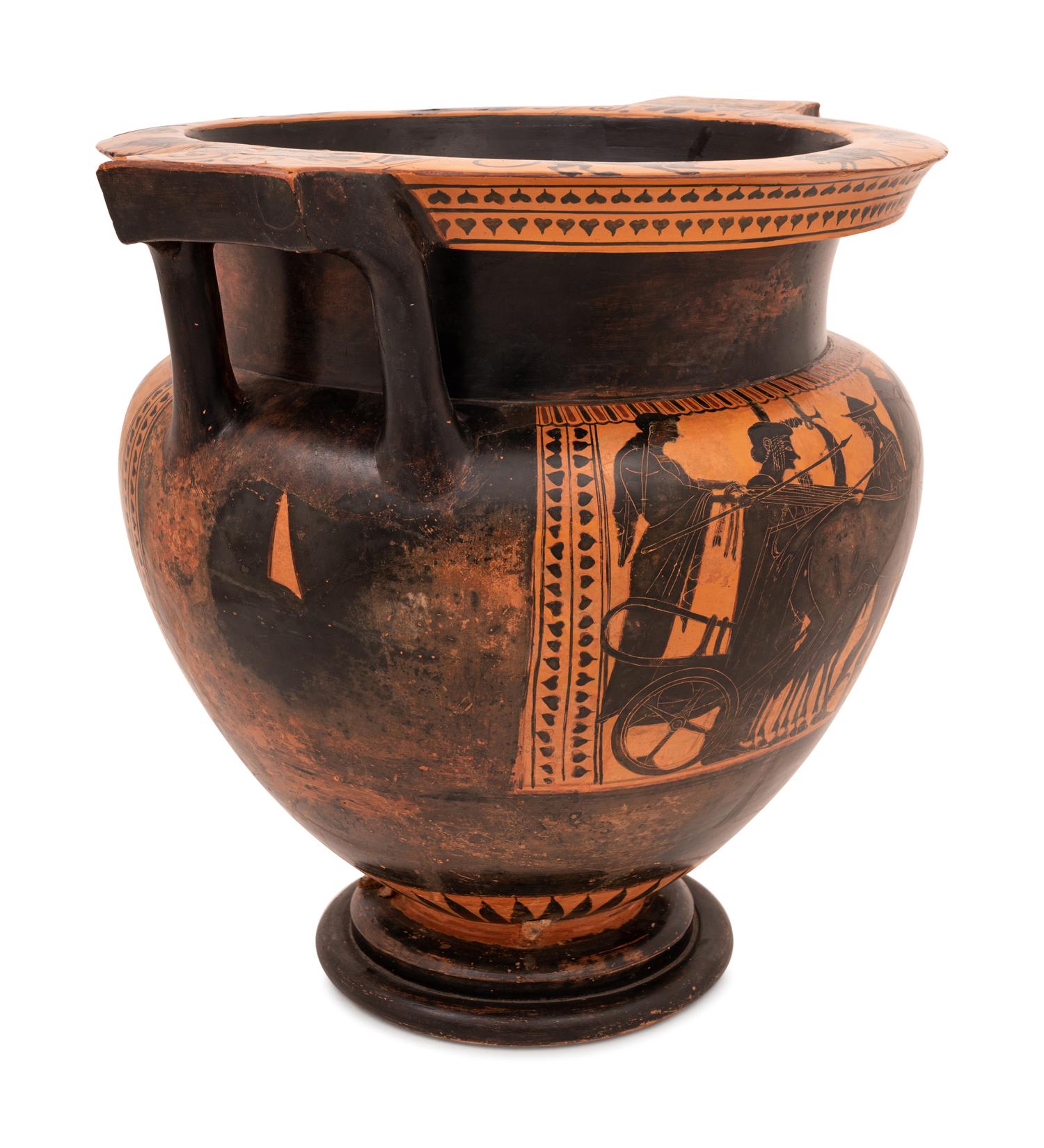 An Attic Black-Figured Column-Krater
