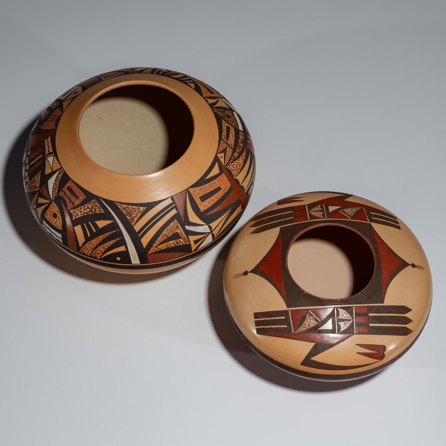 Polychrome Pottery Jars