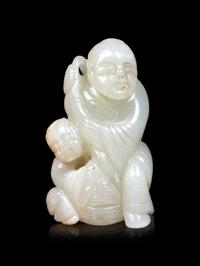 Three Chinese Celadon Jade Carvings
