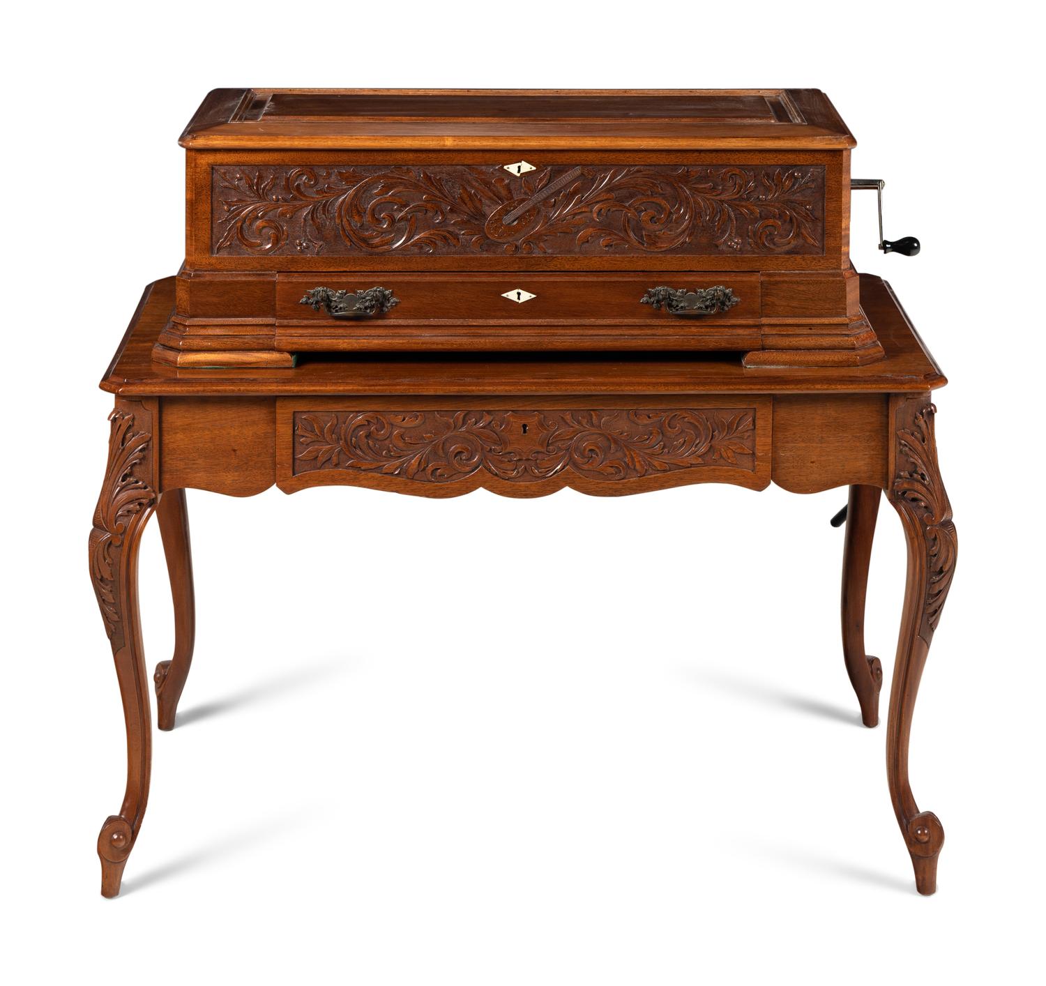 A Mermod Frères Quatuor Soprano 20 Inch Interchangeable Cylinder Music Box