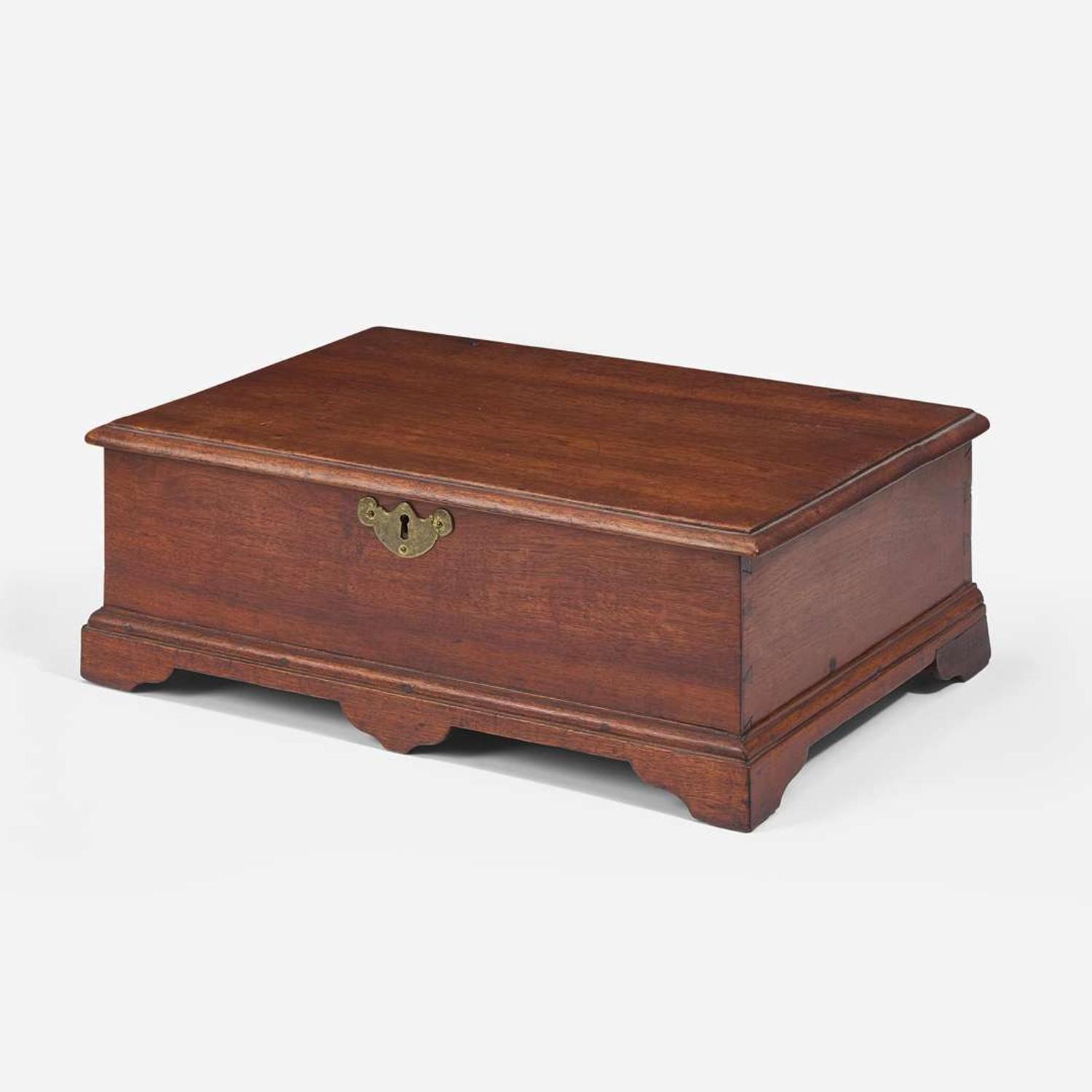 A Chippendale carved walnut bible box Pennsylvania, late 18th century