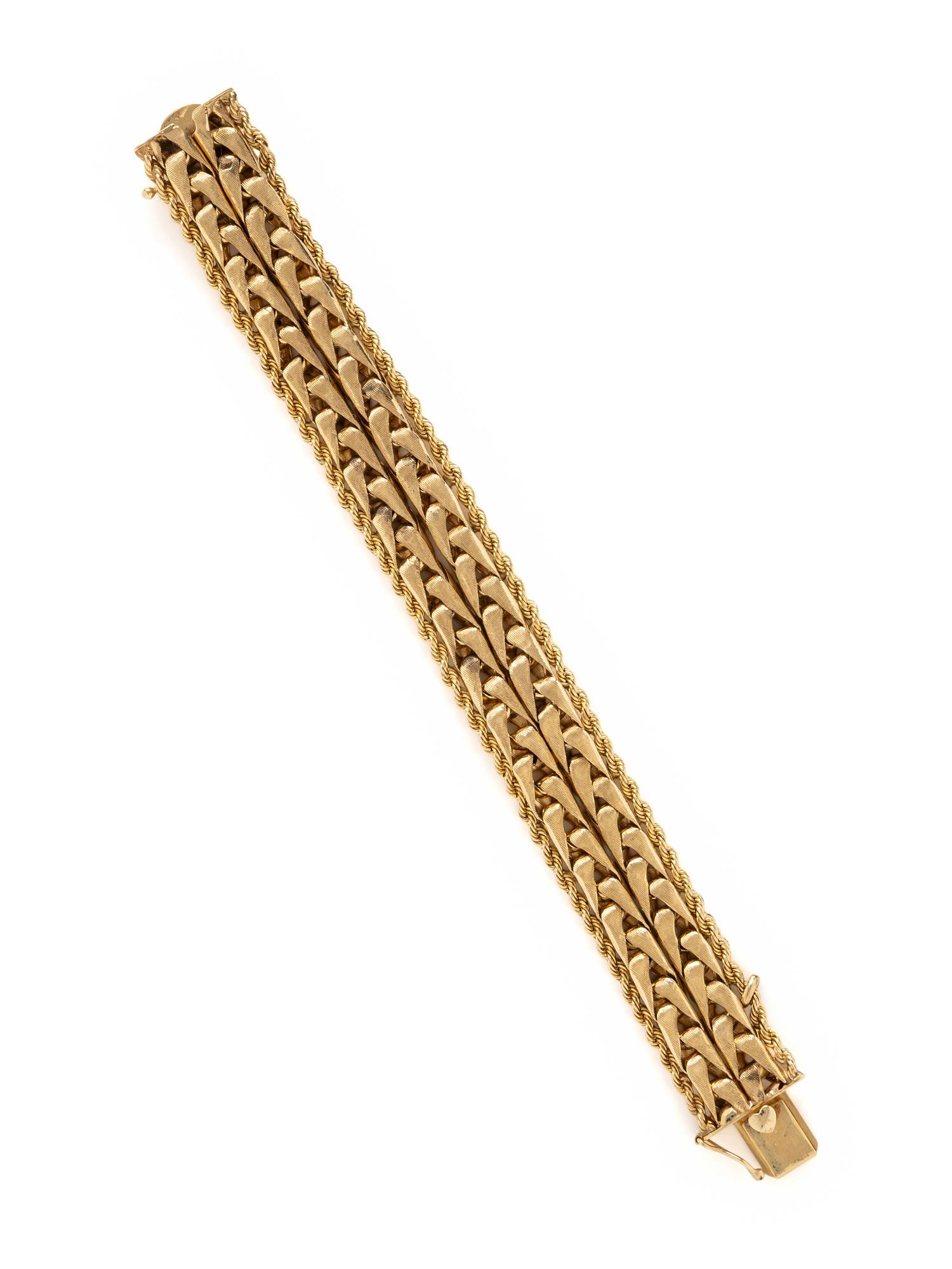 YELLOW GOLD BRACELET