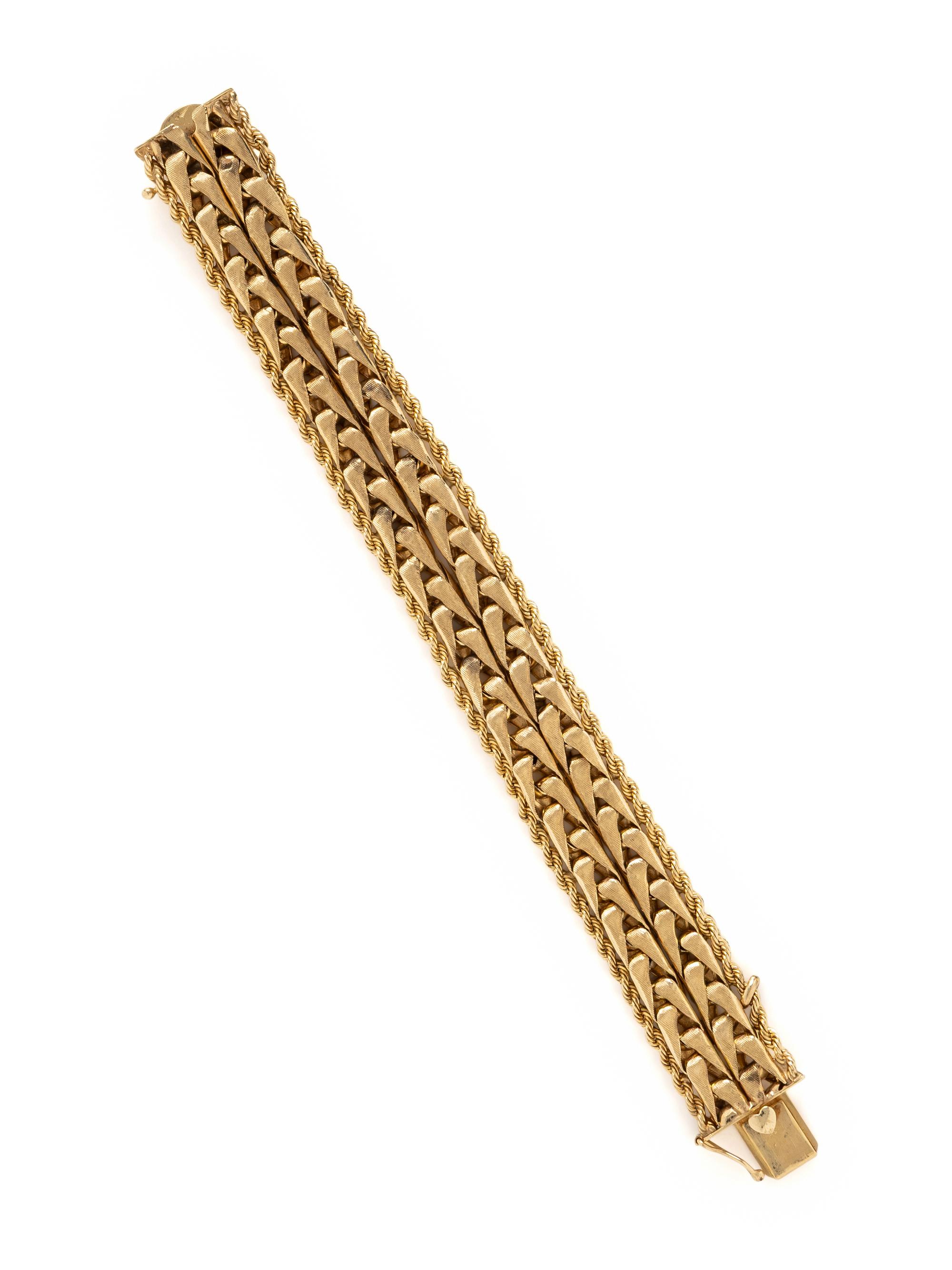 YELLOW GOLD BRACELET