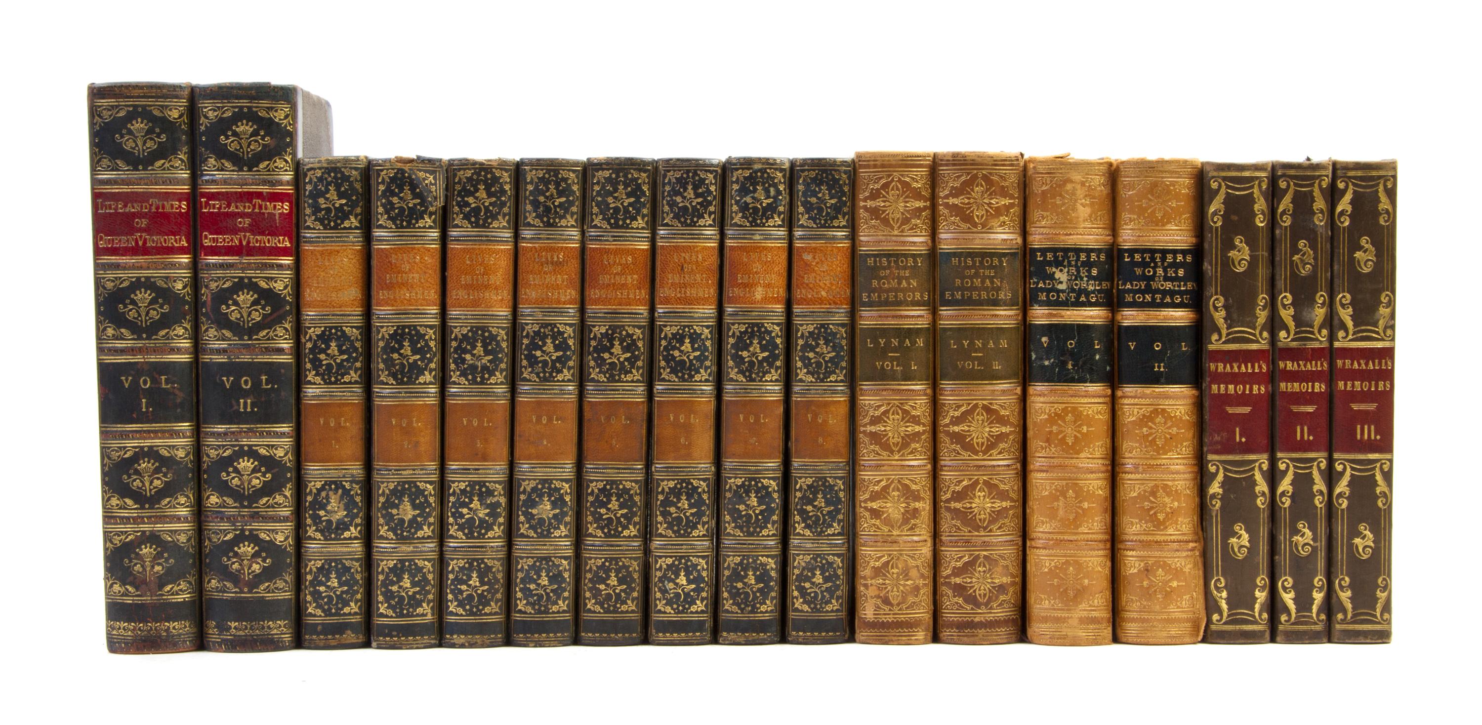 WILSON, ROBERT. The Life and Times of Queen Victoria. London, 1887-88. 2 vols. With 15 others.