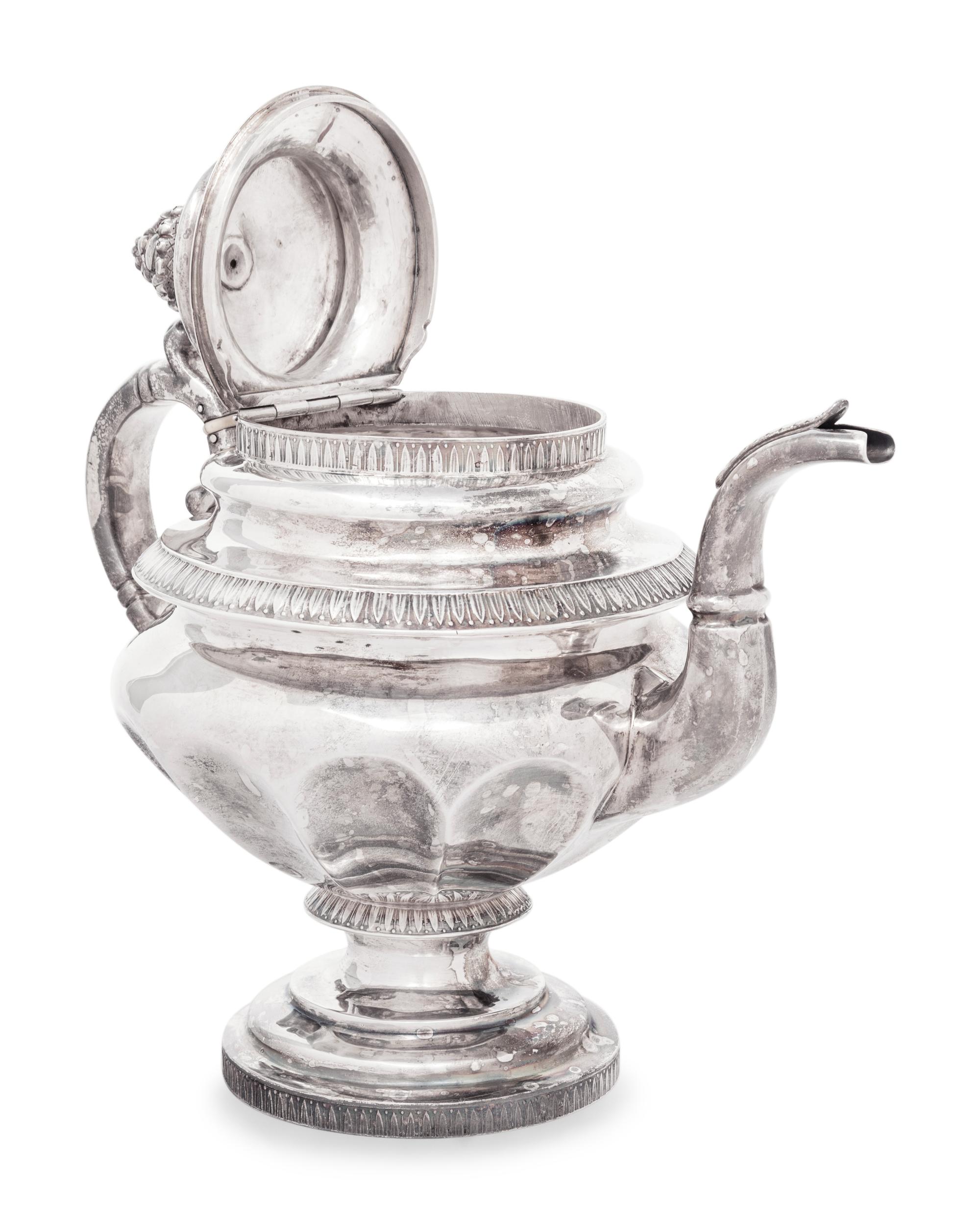 An American Silver Teapot