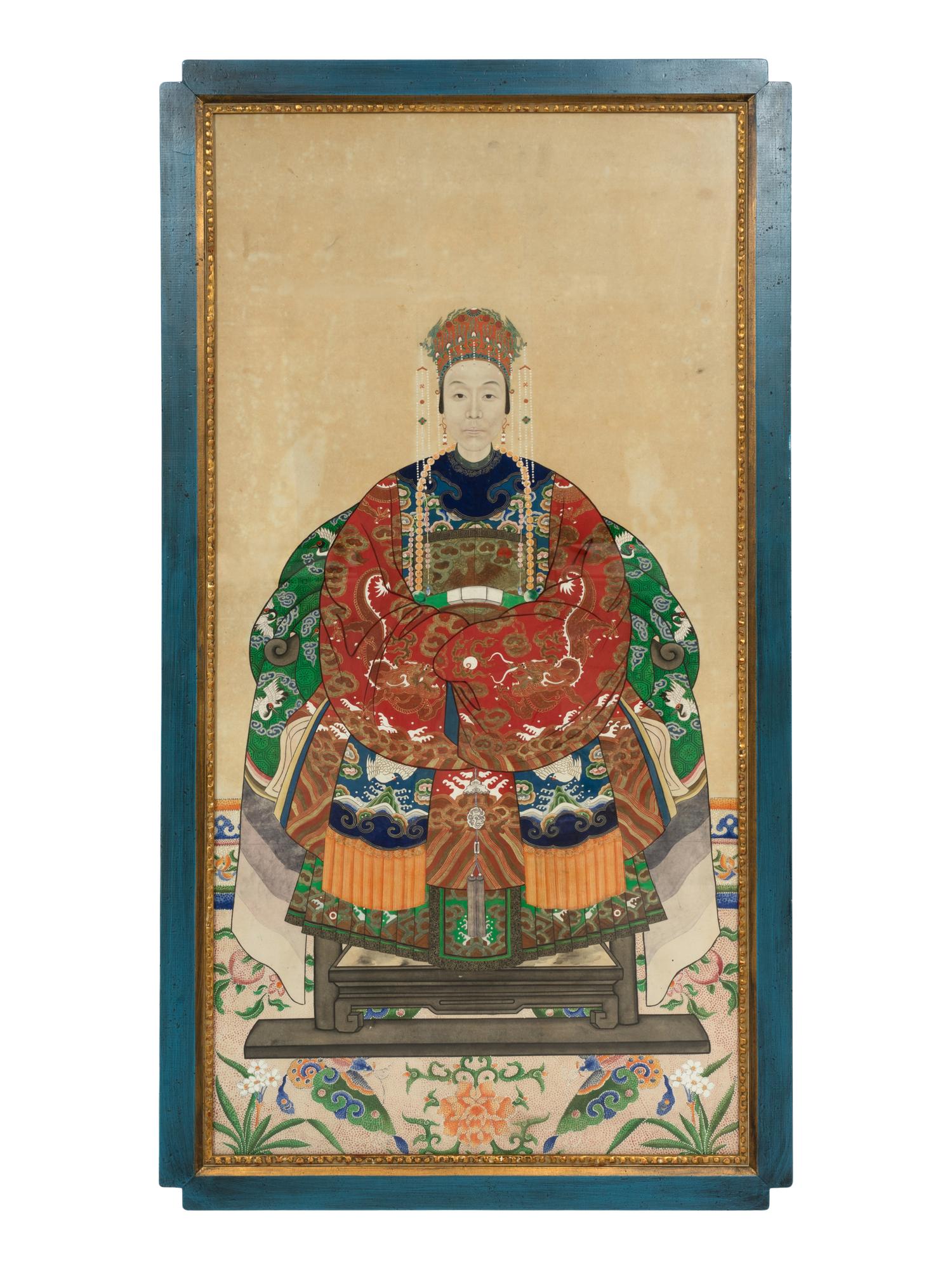 A Chinese Painting of a Court Lady