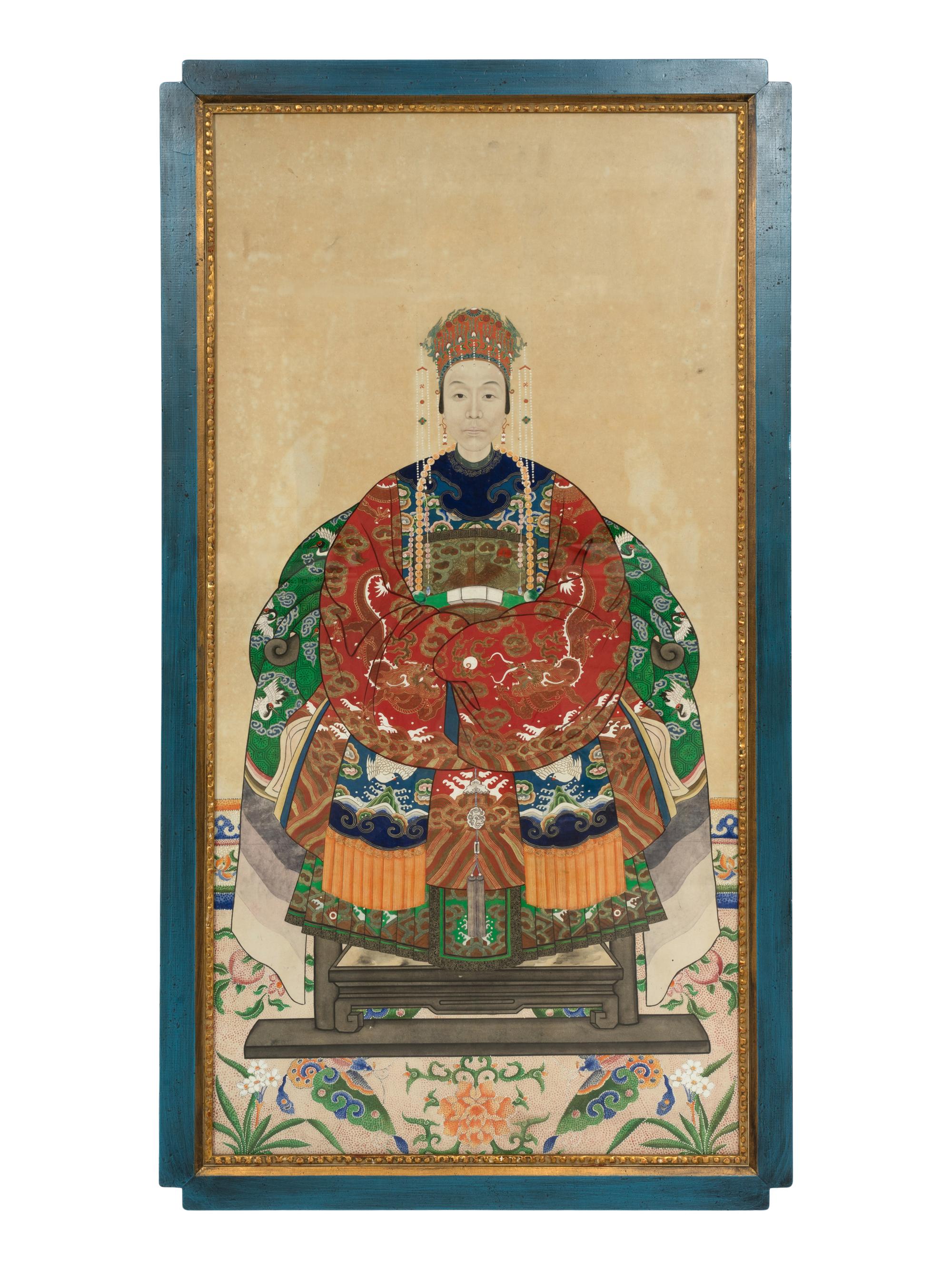 A Chinese Painting of a Court Lady