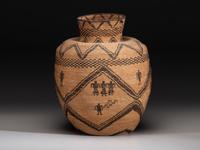 Apache Figural Basketry Olla