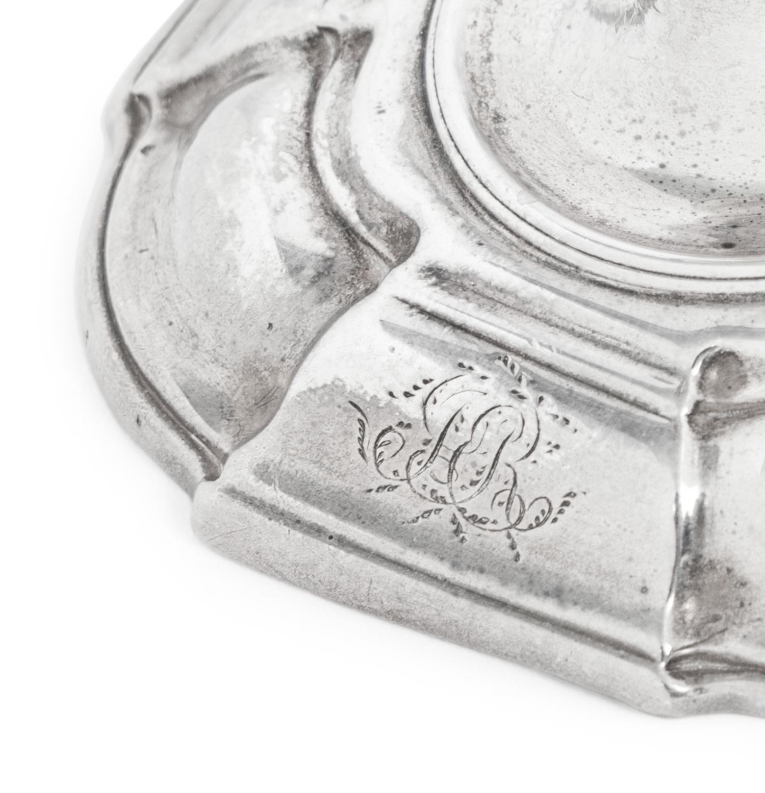 A George II Silver Candlestick