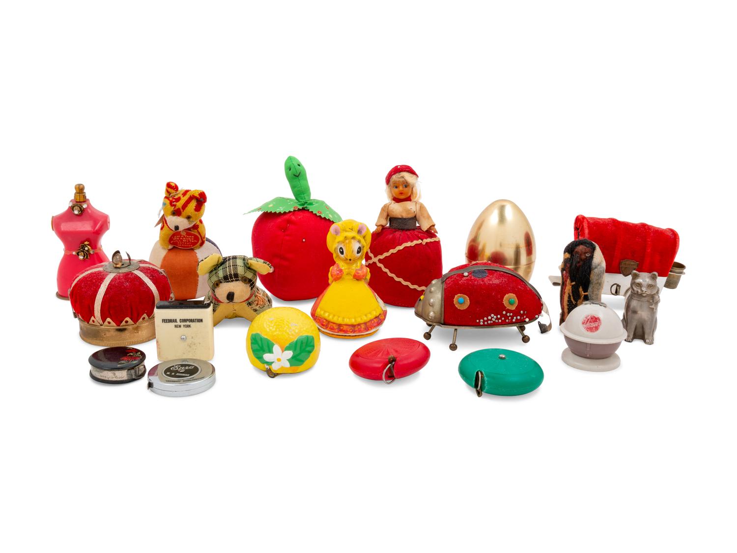 A Collection of Vintage Tape Measures