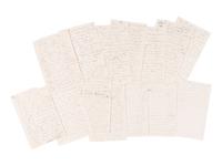 RUBY, Jack (1911-1967). Autograph manuscript signed (in the third person) written from his jail cell while incarcerated for the murder of Kennedy assassin Lee Harvey Oswald, [n.d., ca 1966].