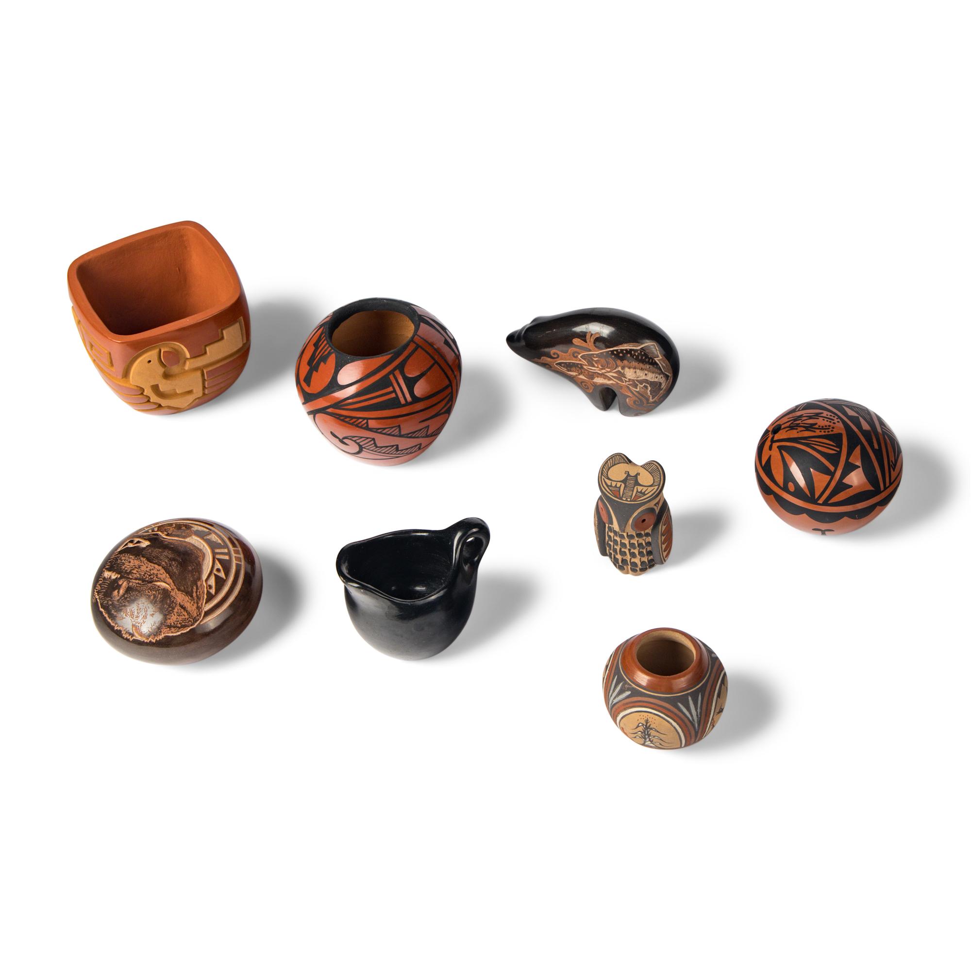 Collection of Pueblo Pottery
