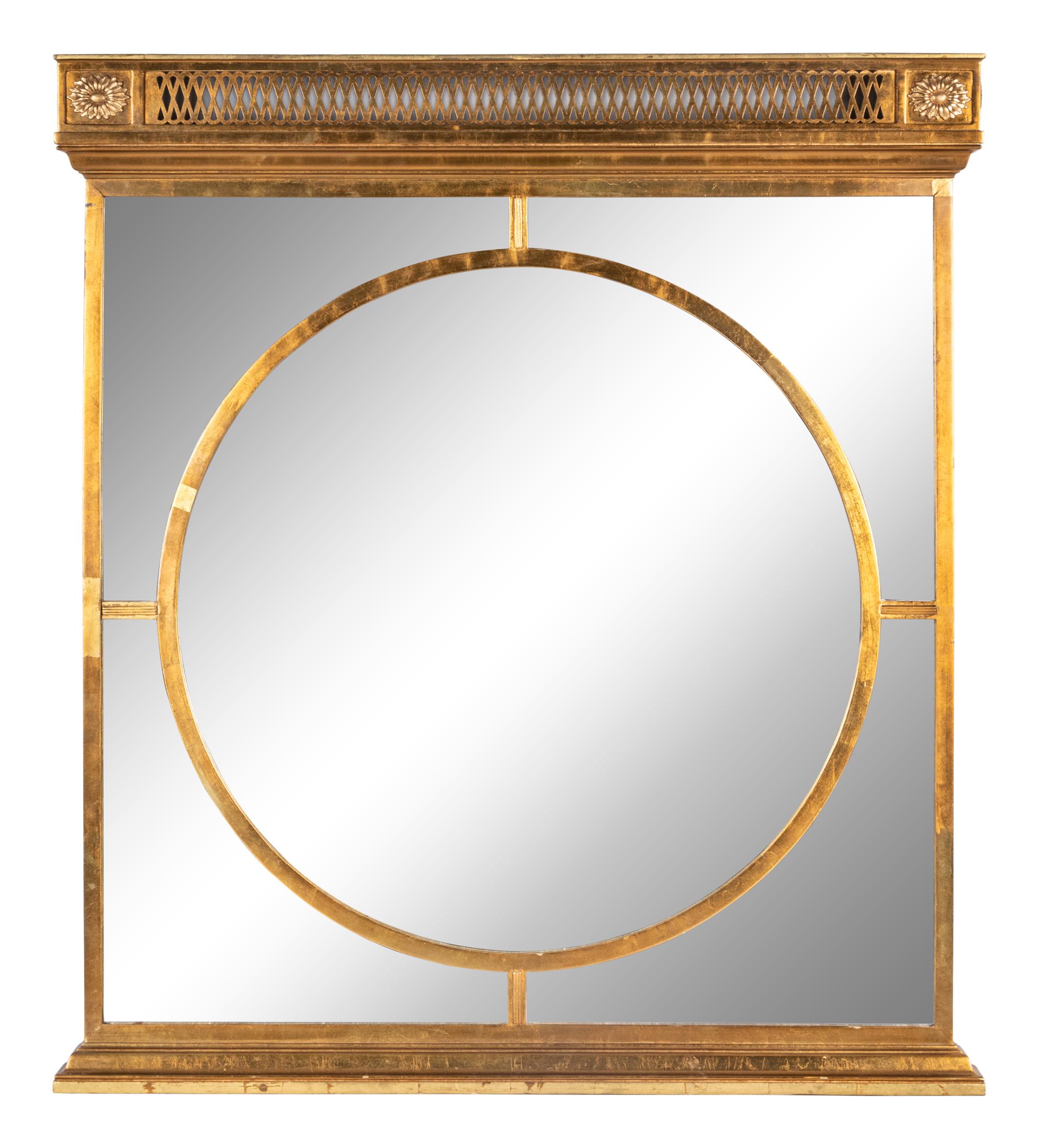 A Continental Giltwood Mirror