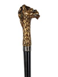 Two Figural Walking Sticks or Canes