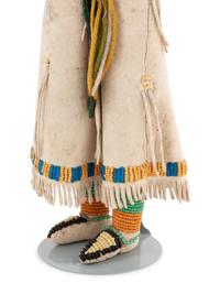 Sioux Beaded Hide Dolls