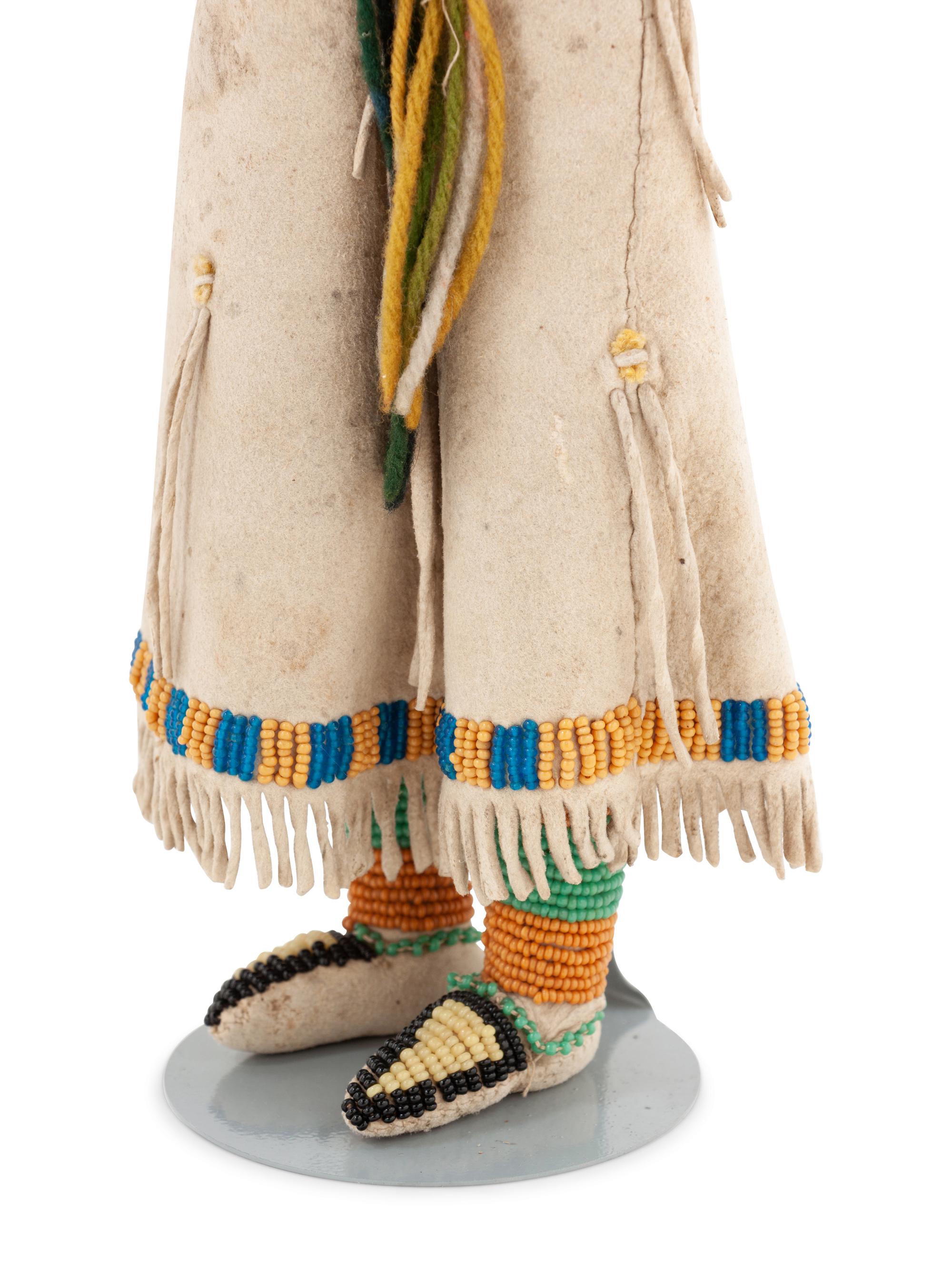 Sioux Beaded Hide Dolls