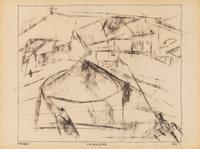 Lyonel Feininger, (German/American, 1871-1956), Carusselplatz, 1912