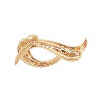 HENRY DUNAY, YELLOW GOLD BROOCH