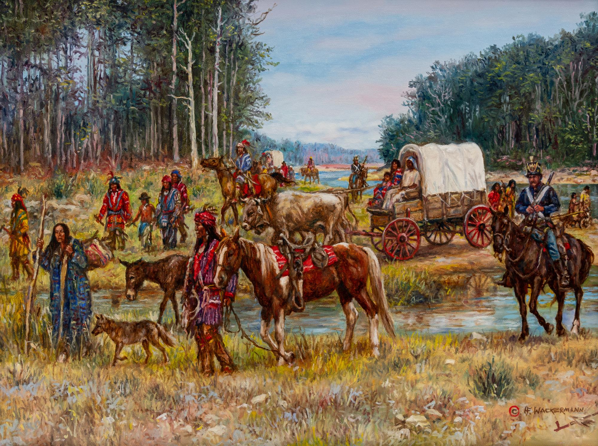 Trail of Tears, Cherokee, 1838