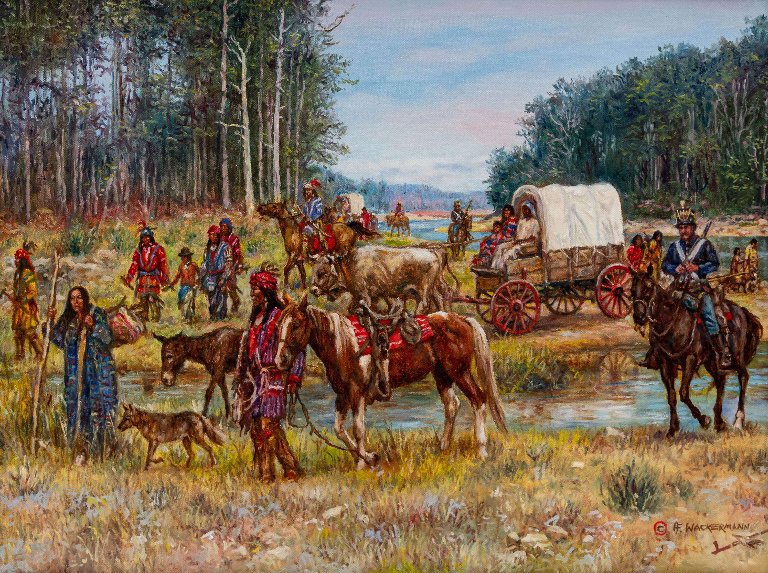 Trail of Tears, Cherokee, 1838