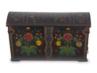 A Norwegian Painted Blanket Chest