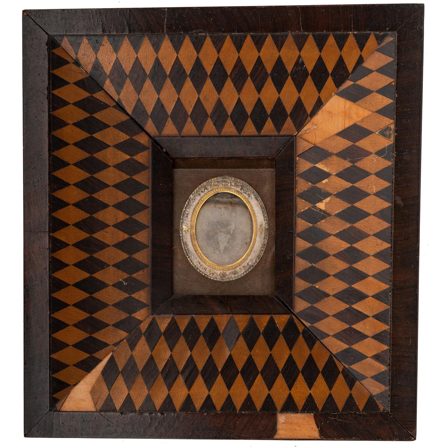 [EARLY PHOTOGRAPHY - PORTRAITURE]. A group of 4 framed daguerreotypes of male and female subjects, including: