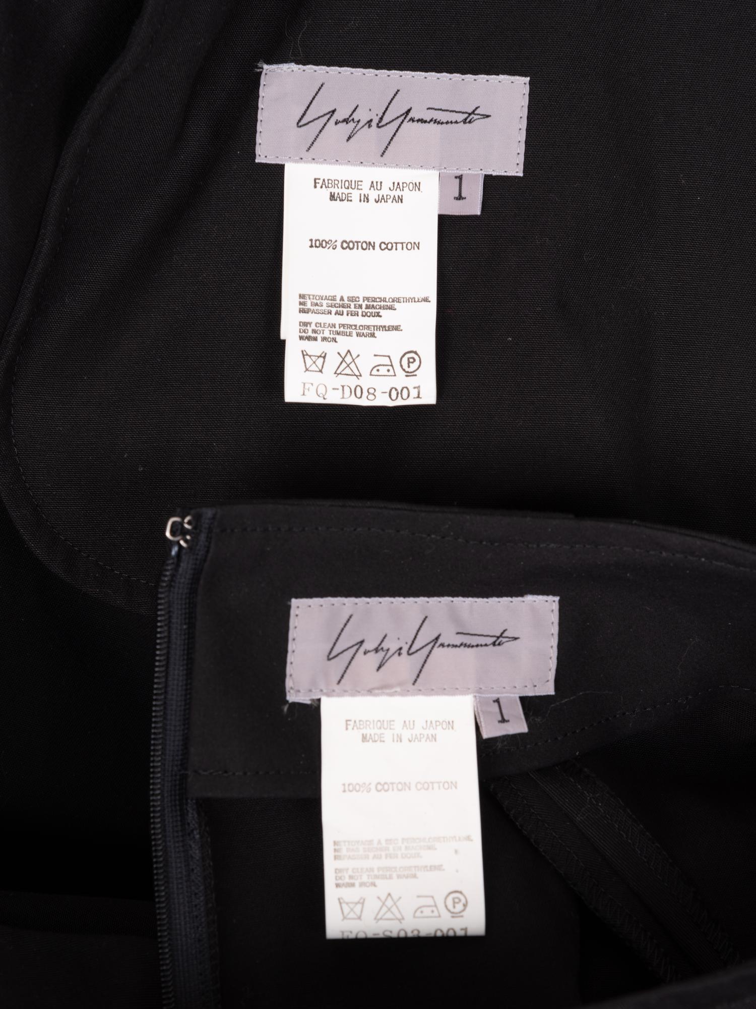 Two Yohji Yamamoto Pieces: One Coat and One Skirt, 1990-2000s