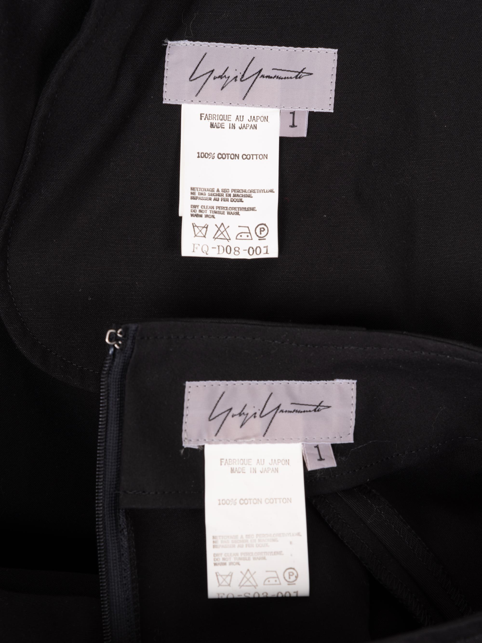 Two Yohji Yamamoto Pieces: One Coat and One Skirt, 1990-2000s
