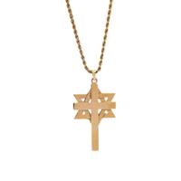 YELLOW GOLD PENDANT NECKLACE