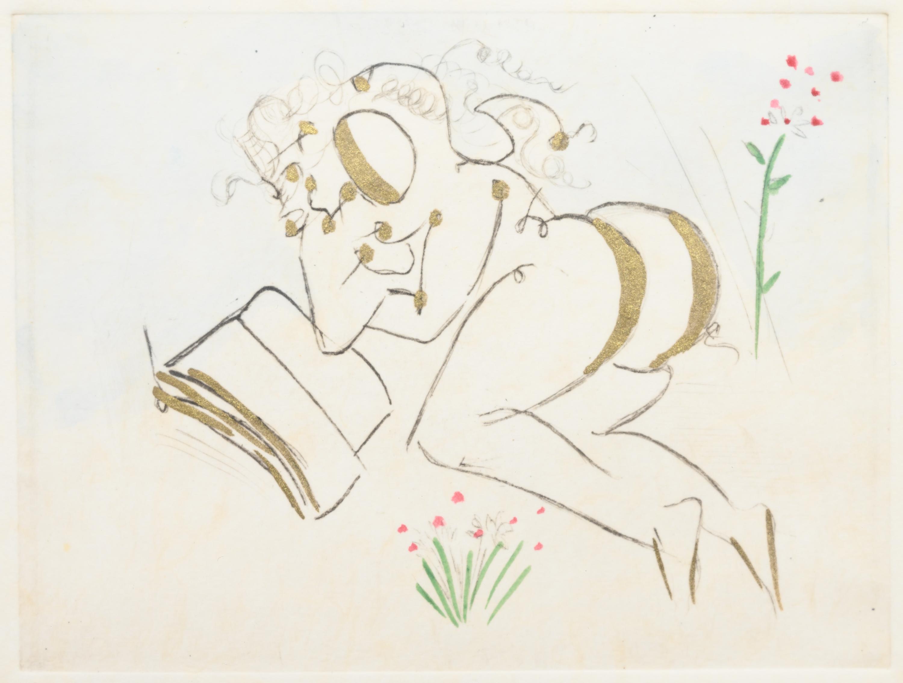 Petites Nus (from Apollonaire ) (a group of 7 prints from the portfolio of 8)