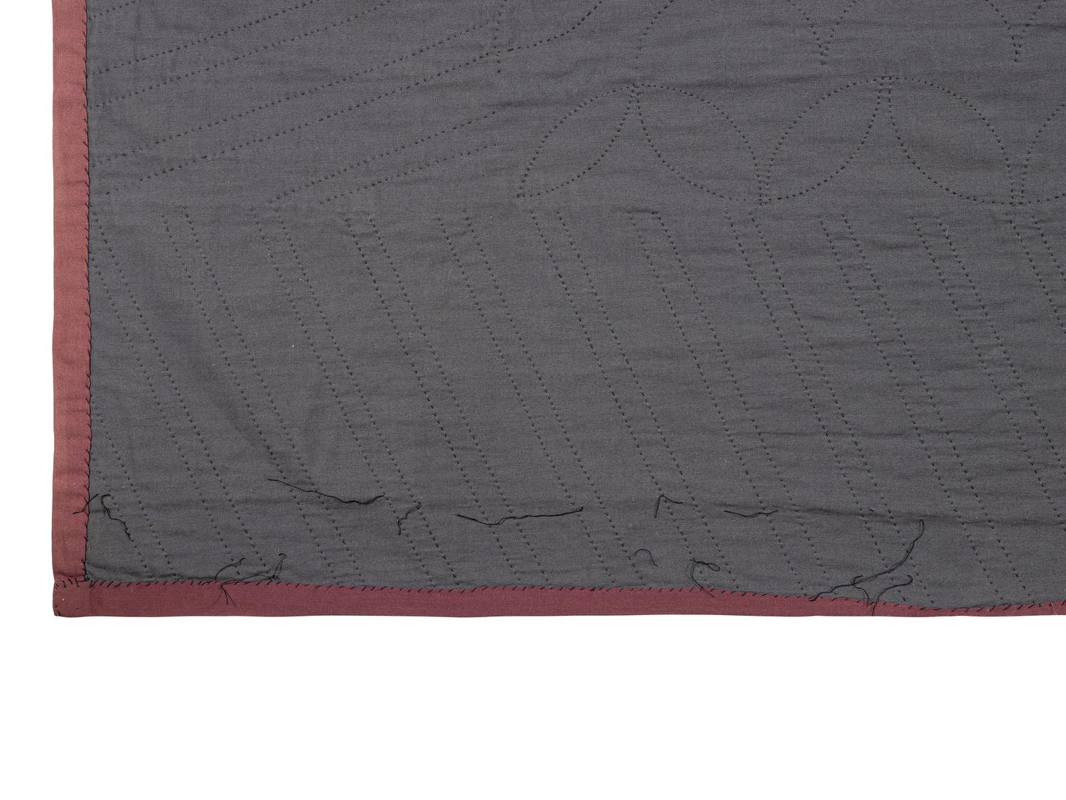 An Amish Pieced Cotton Quilt
